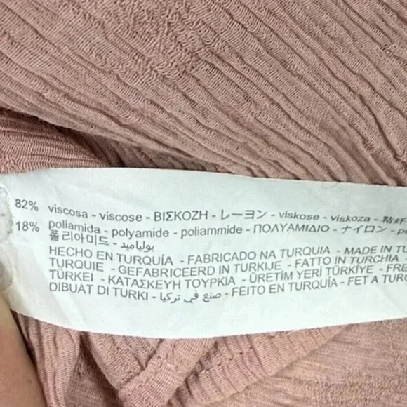 Zara Women’s Button Up Wrinkled Satin Effect Long Sleeve Shirt Size Small - Picture 4 of 9